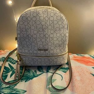 calvin klein mini bookbag purse